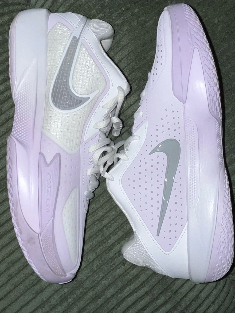 Nike Air Zoom GT Cut Cross Barely Grape - HF0218 100 - Basketball Shoes Size 9